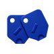 Large Blue Key Covers For Tubular Keys - 2 Covers