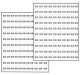 Dixie Narco Model 2145, 5591 price labels sheet 2.00-2.25 cents (NEW)