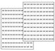 Dixie Narco Model 2145, 5591 price labels sheet 3.00-4.00 cents (NEW)