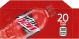 Mtn Dew Code Red small size 20oz bottle flavor strip