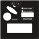 Vendo black coin bezel decal