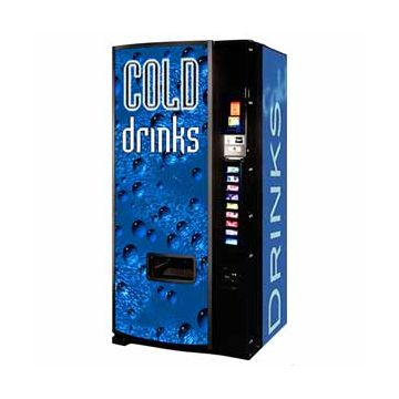 Dixie Narco 501E 12oz Can - Cold Drink Bubbles
