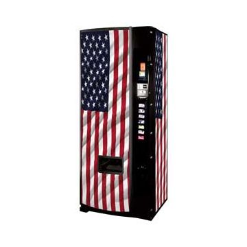 October Spooky Specials - Dixie Narco Model 276E 12 oz Can Machine - USA Flag Graphics