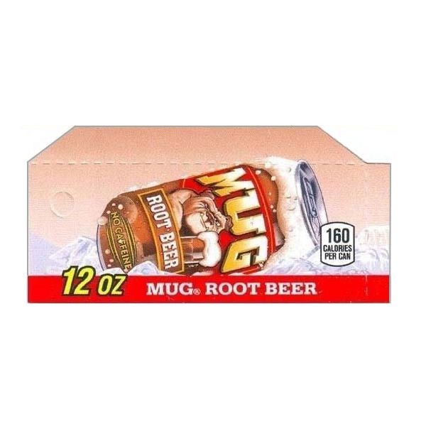 Mug Root Beer small size 12 oz can flavor strip