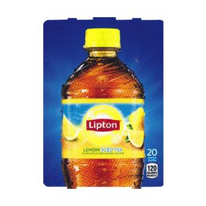 Lipton Ice Tea (HVV) 20 oz bottle flavor strip