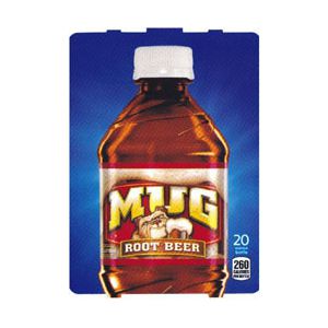 Mug Root Beer (HVV) 20 oz bottle flavor strip