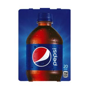Pepsi Cola (HVV) New Age 20 oz bottle flavor strip