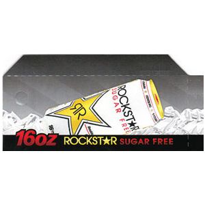 Rock Star diet can on ice small size flavor strip