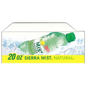 Sierra Mist small size 20oz bottle flavor strip
