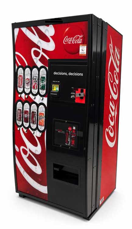 Royal Vendors 660 Coke Chameleon Wavefront Vending Machine for Sale
