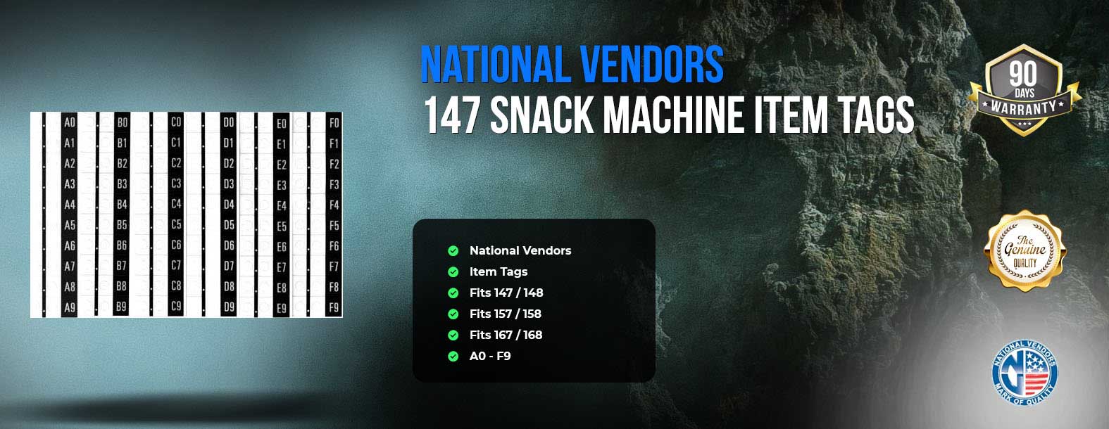 147 item tags