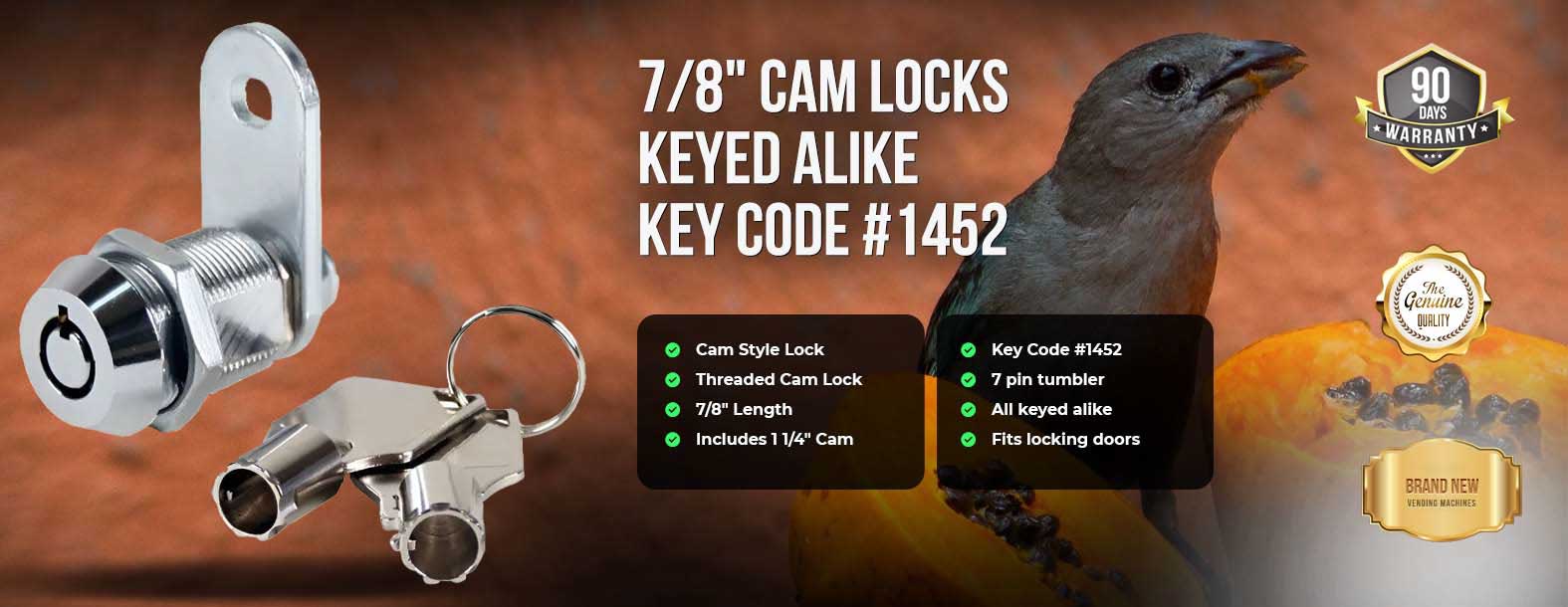 7/8 cam lock