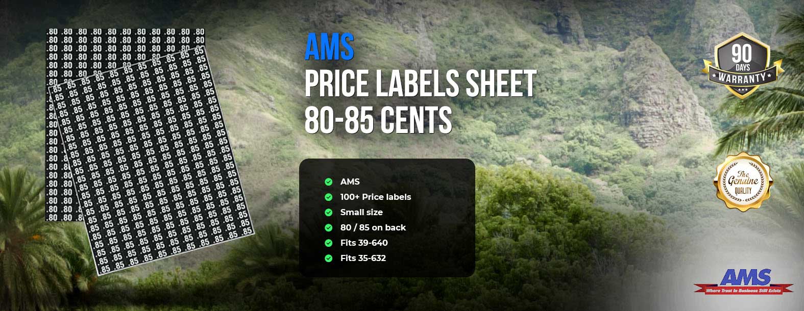AMS price labels