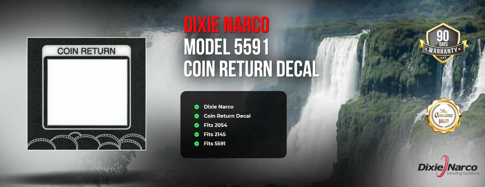 coin return decal