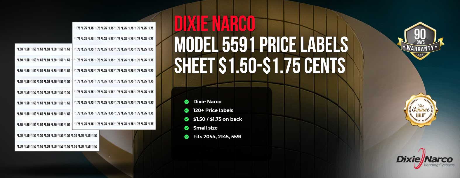 price labels $1.50